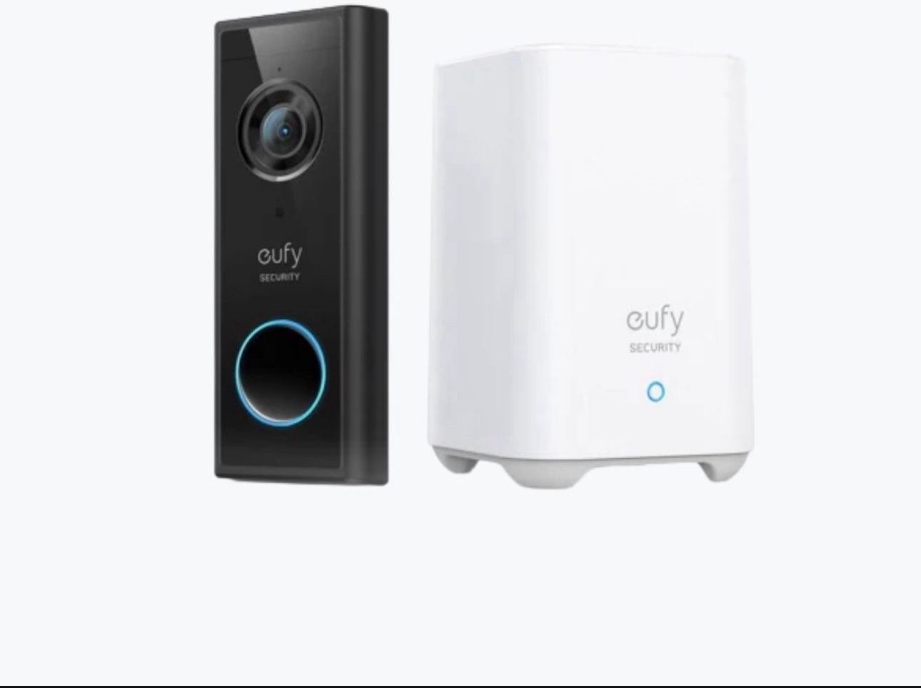 eufy Security, Wireless Video Doorbell S220 Add-on with 2K Resolution and eufy Security HomeBase