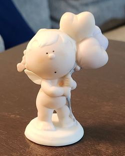 Vintage 1986 Bumpkins Cupid with Balloons Fabrizio George Angel Cherub Porcelain Figurine