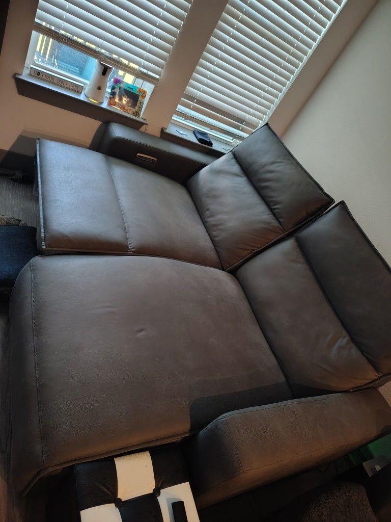 Reclining LED Modular Loveseat
