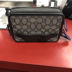 1003 Coach C3780 Jacquard Charter Crossbody Bag 547877