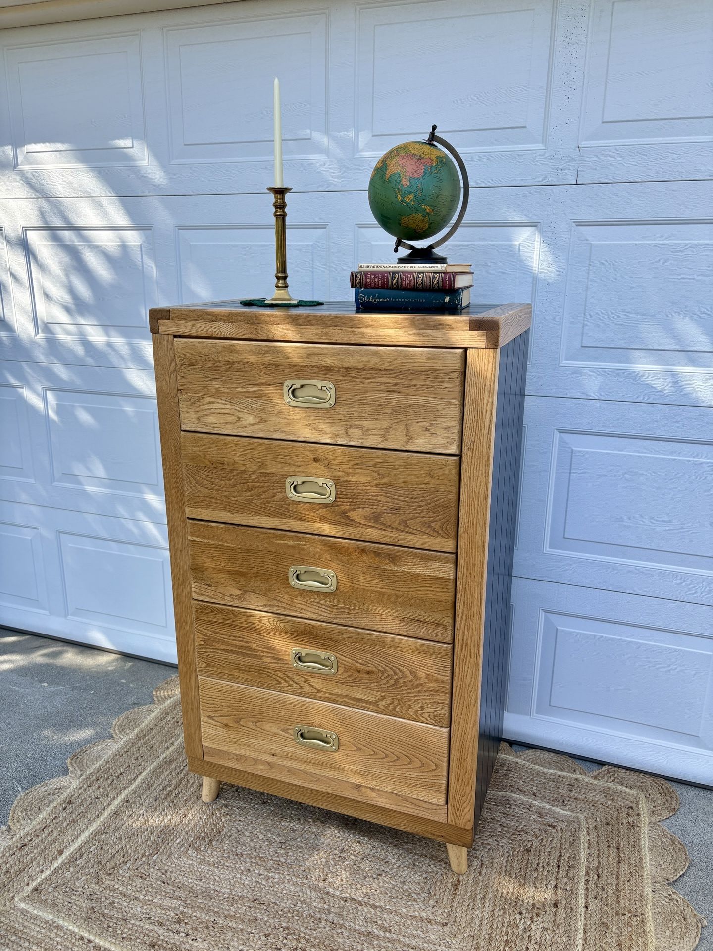 Refinished Vintage Young Hinkle “Passport” Tall Dresser