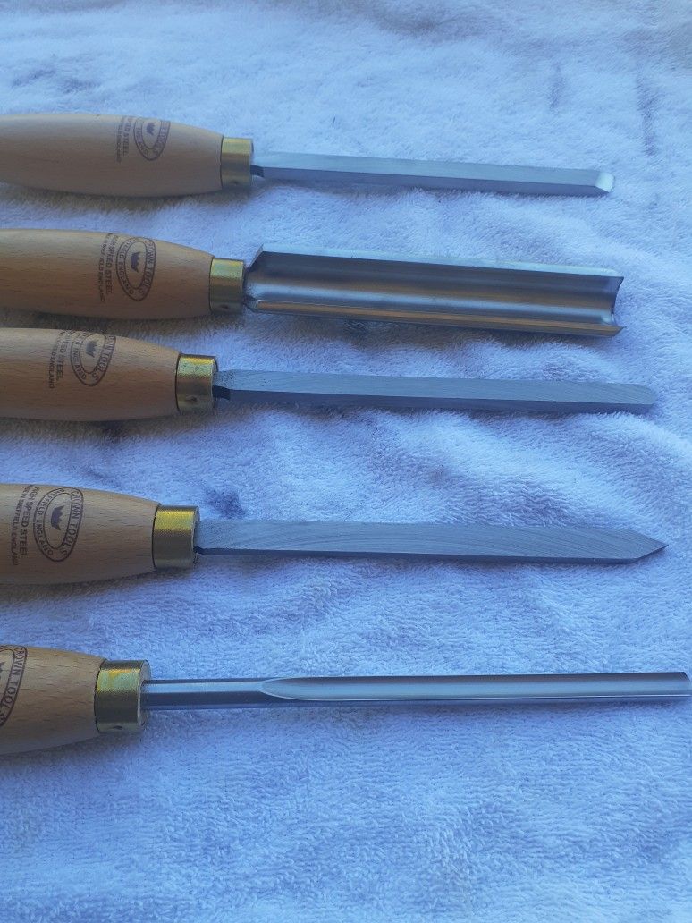 'Crown Tools' Woodworking Lathe Tools