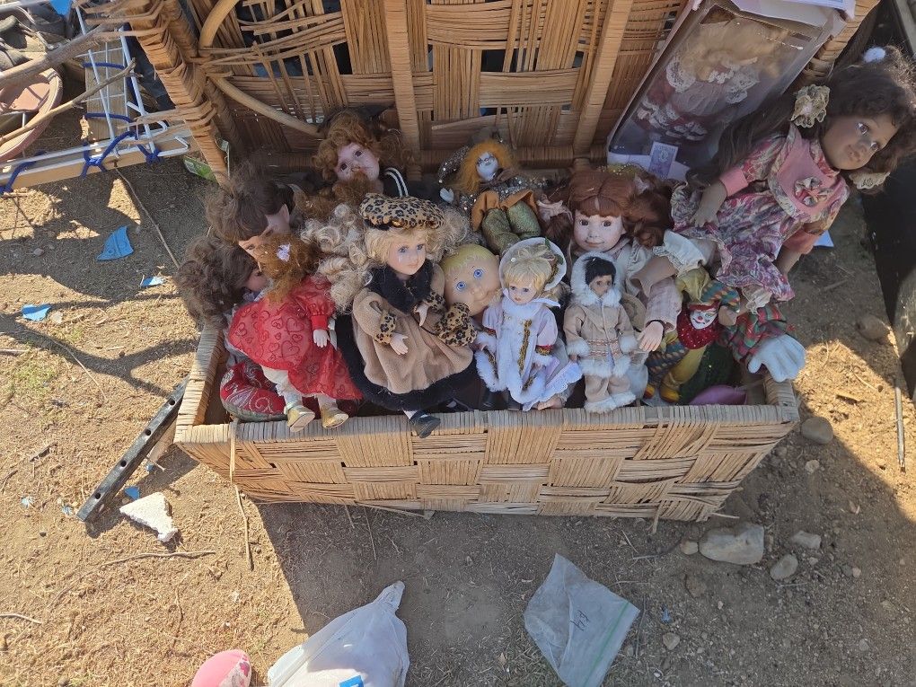 Vintage Porcelain Dolls