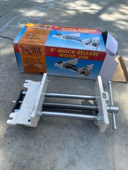 Brand new 9” quick release wood vise