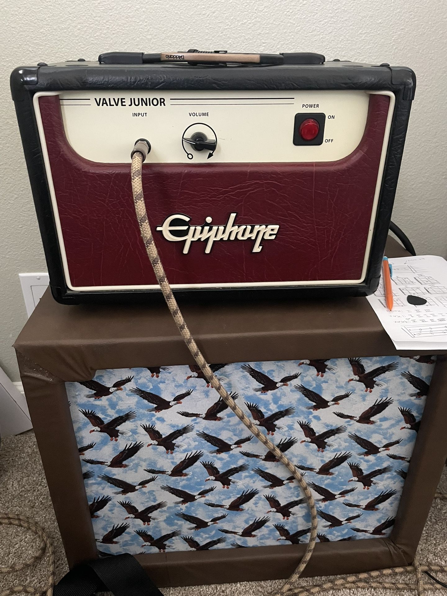 Epiphone Valve Jr Electric Guitar Amp New Tubes