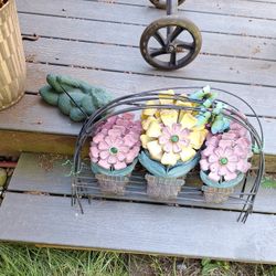2 Sets Of 8 Iron Garden Decorative Borders