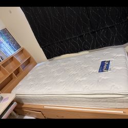 bed frame and mattress