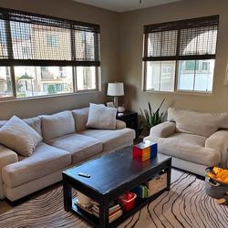 Beige Sofa Set Free Delivery If Local $350