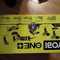  RYOBI 18V ONE+ 6-Tool Combo Kit - Brand NEW in Box! 🛠️