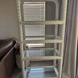 Twisted Wicker Shelf