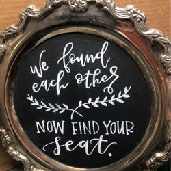 Wedding Seating Chart Display