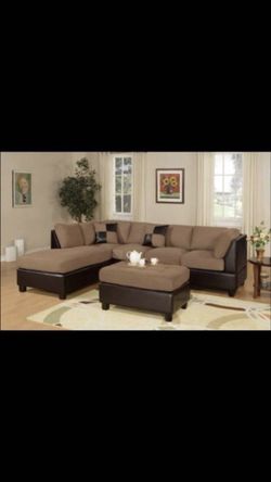 BRAND NEW SECTIONAL WITH OTTOMAN FOR $699!!