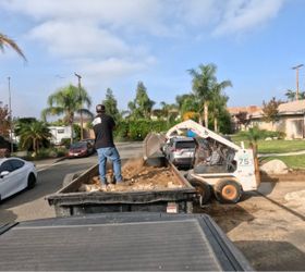 Bobcat and 5 ton trailer