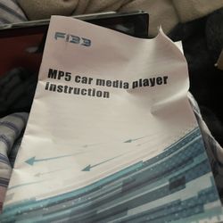 Mp5 Radio With Back Up