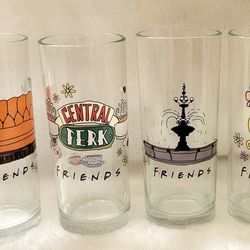 Friends Television Series Themed 10oz Glass Set