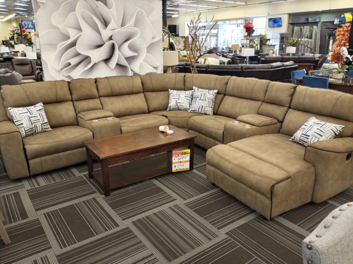 4pc Sectional Living Room Set