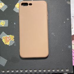 iphone 7+ brown case