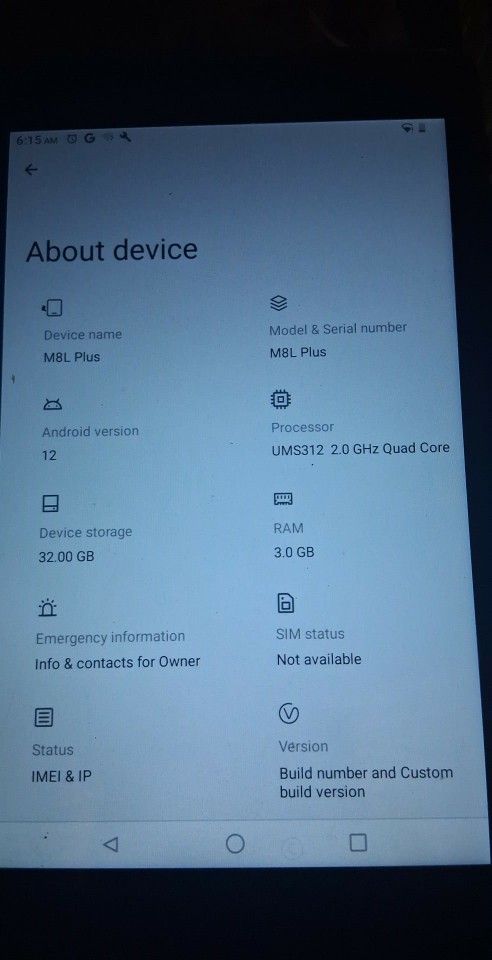 Blu Touchscreen Tablet Other - Electronics & Media