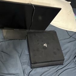 Ps4/Monitor For Sale (No Controller)
