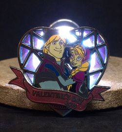 Disney Pin #75, Valentines Day 2015, Kristof and Anna