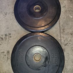 Olympic Bumper Plates-35lbs Cash or Zelle 