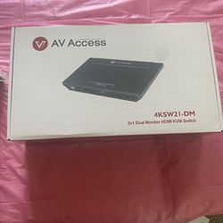AV Access 2x1 Dual Monitor HDMI Switch 