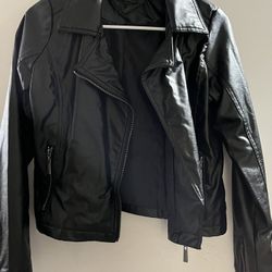 Youth Black Leather Jacket 