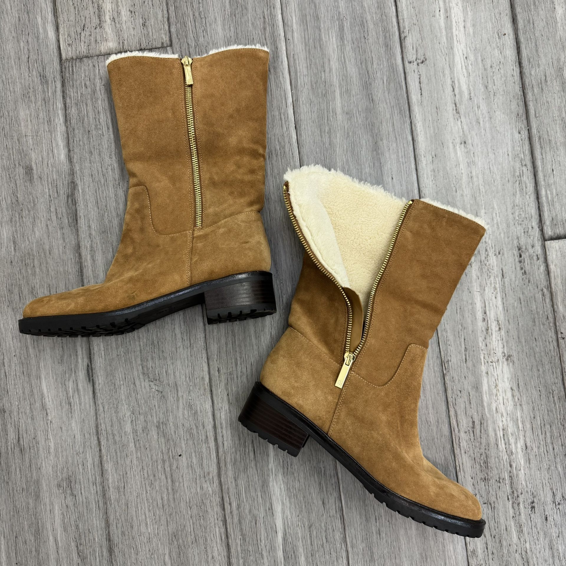 Brown Suede Boots