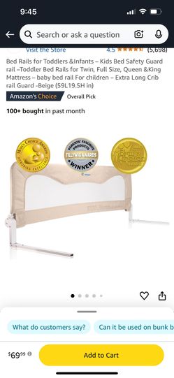 Bed Safety Rail (unopened) 