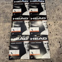 Head Hawk Power Tennis String 6 Sets