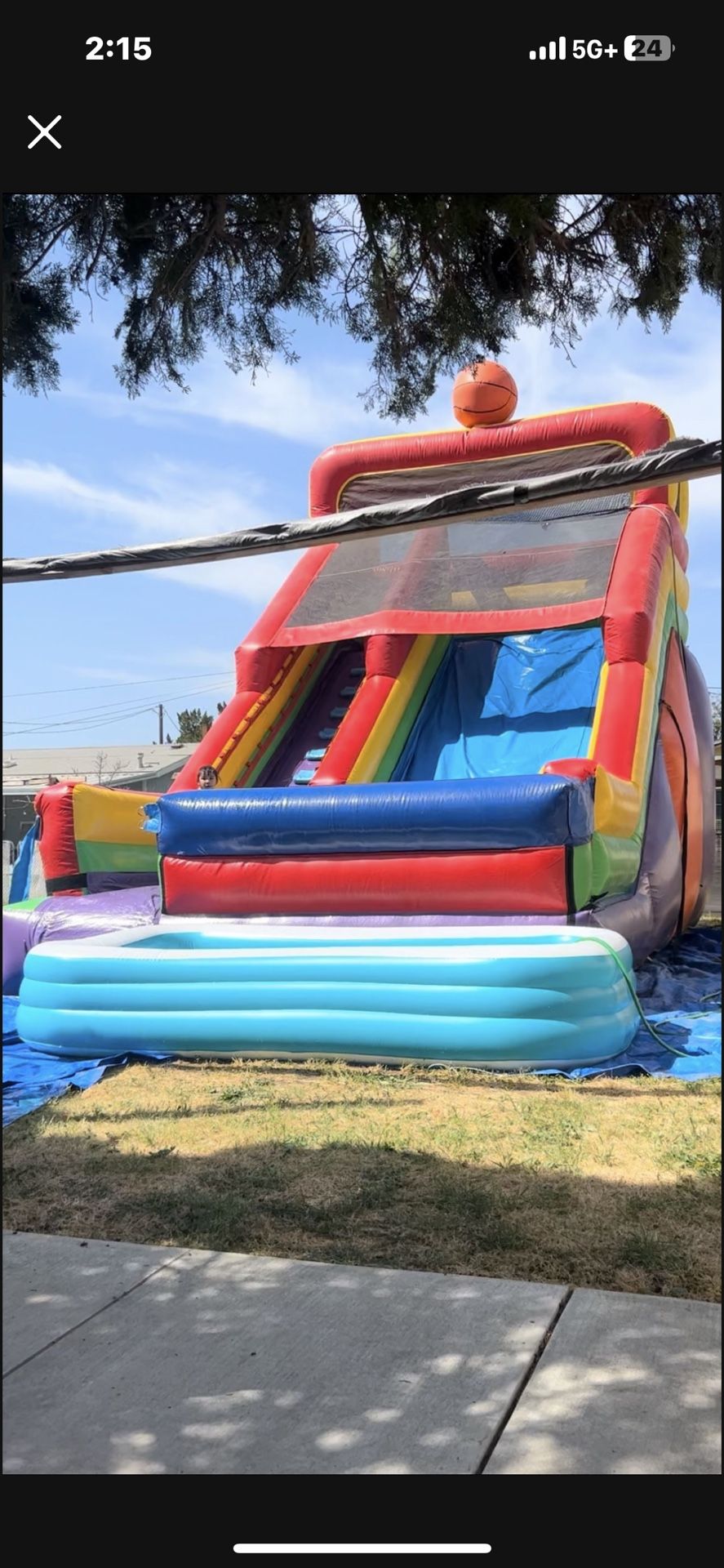 Water slide 24ft