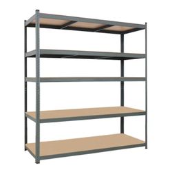 Heavy Duty Silver Metal Utility shelving
