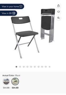 Mainstays Foldable Chairs 4pk