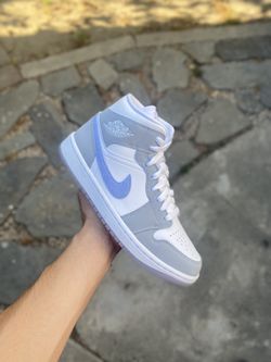 Jordan 1 Mid Wolf Grey Aluminum
