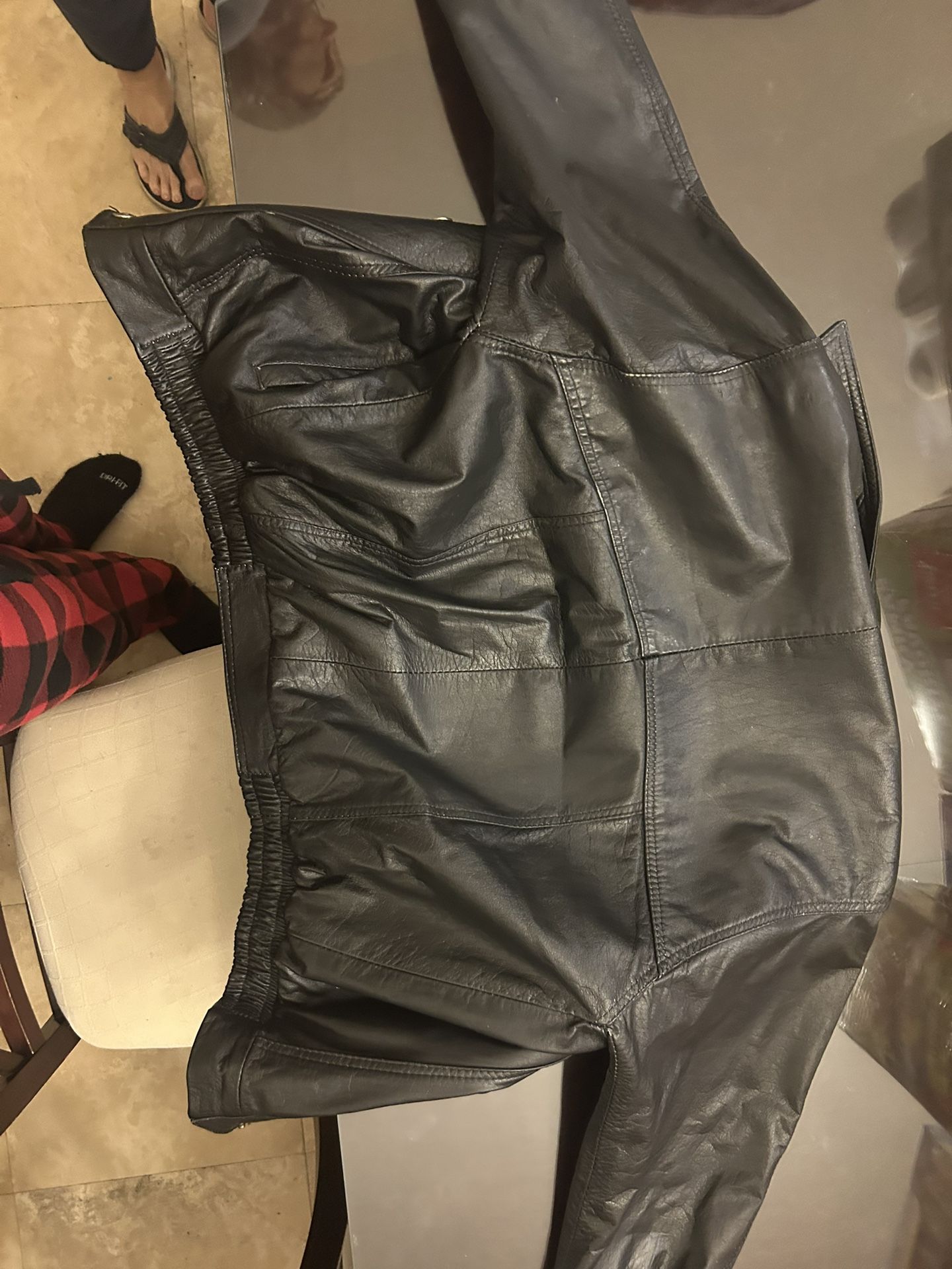 MAXAM Brand Italian Mosaic™ Design Genuine Top Grain Lambskin Leather Jacket.