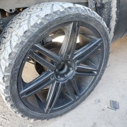 26" inch wheels and tires 6 lugs chevy toyota nissan