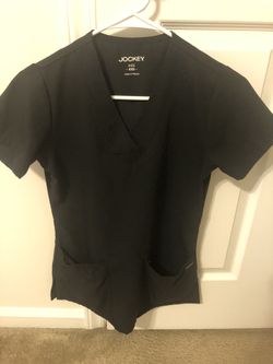 Jockey XXS Scrub Top/Shirt Black