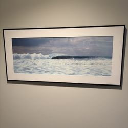 43 “w X 20” EXLNT “ JOHN POST SIGNED AND NUMBERED “ Framed Collectible “ THE WAVE “ REDUCED FOR FAST SALE  👍👍 First Come First Serve !!!