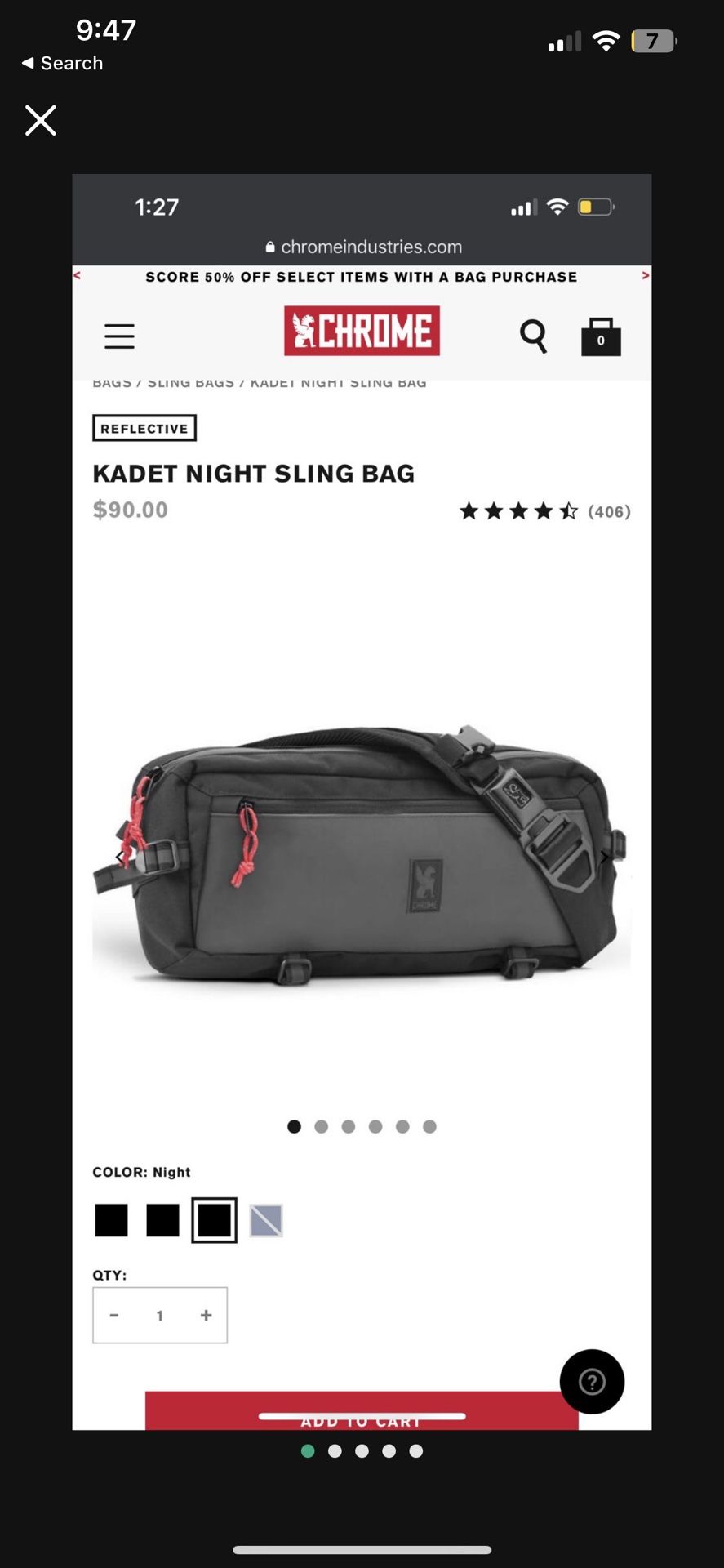 Chrome Sling Bag