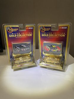 Jeff Gordon Dale Earnhardt Winners Circle Limited Edition Gold Plated NASCAR