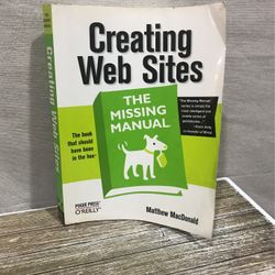 Creating Websites Book The Missing Manuel