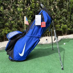 NEW Golf Nike Air Sport Bag With Stand Blue Black