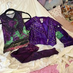 Costume Disney Store 3pc Decendants2 Mal costume