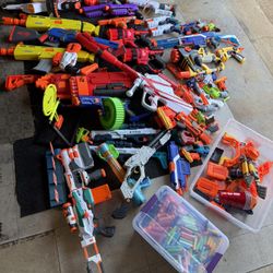NERF guns. All Of Them