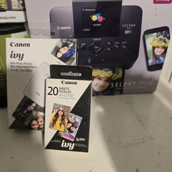 Cannon Selphy CP910 Printer W/ Film