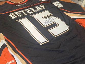 Ryan Getzlaf  Signed  Auto Anaheim Ducks Jersey Size XL