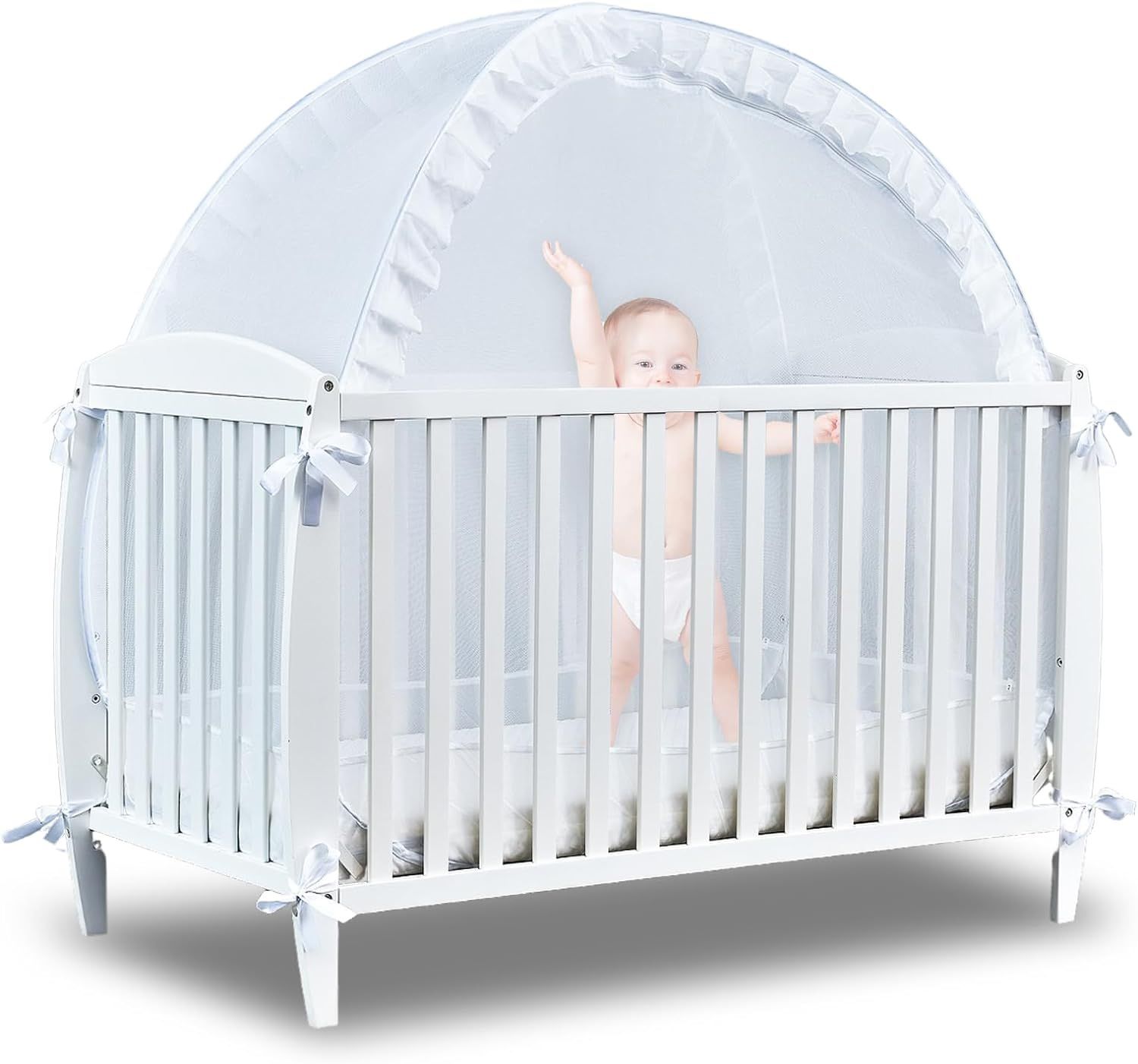 HOT Crib Tent Crib Mesh Safety Baby Crib Tent, Crib Tent To Keep