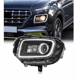 TODO Left Driver Side Headlight Assembly Compatible with 2020-2025 Hyundai Venue SEL