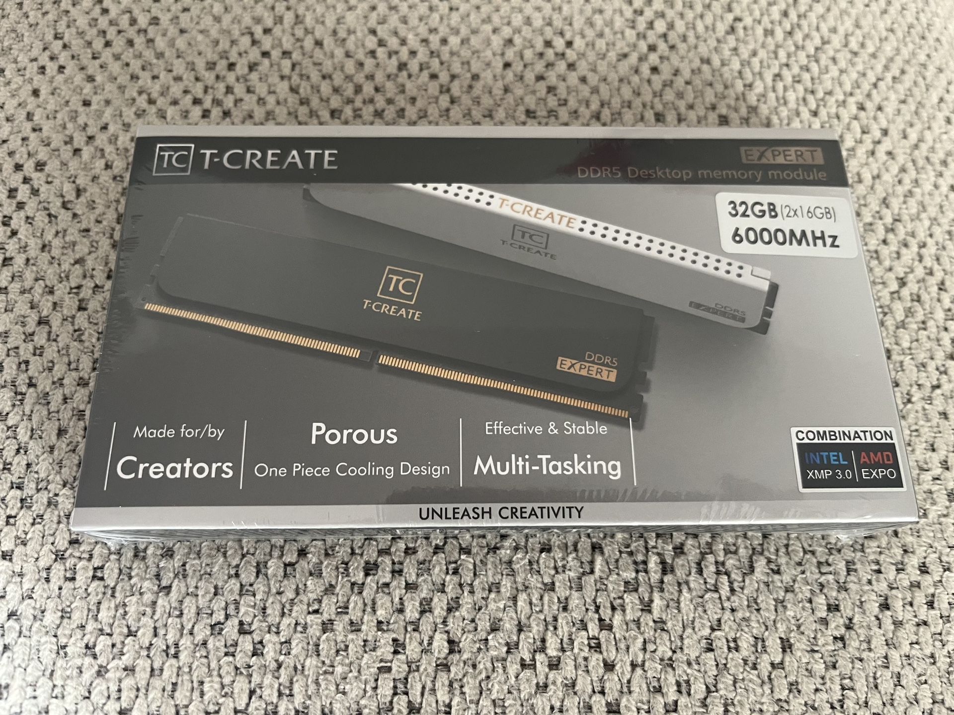 TeamGroup Expert 32 GB DDR5 RAM 6000MHz - New and Sealed