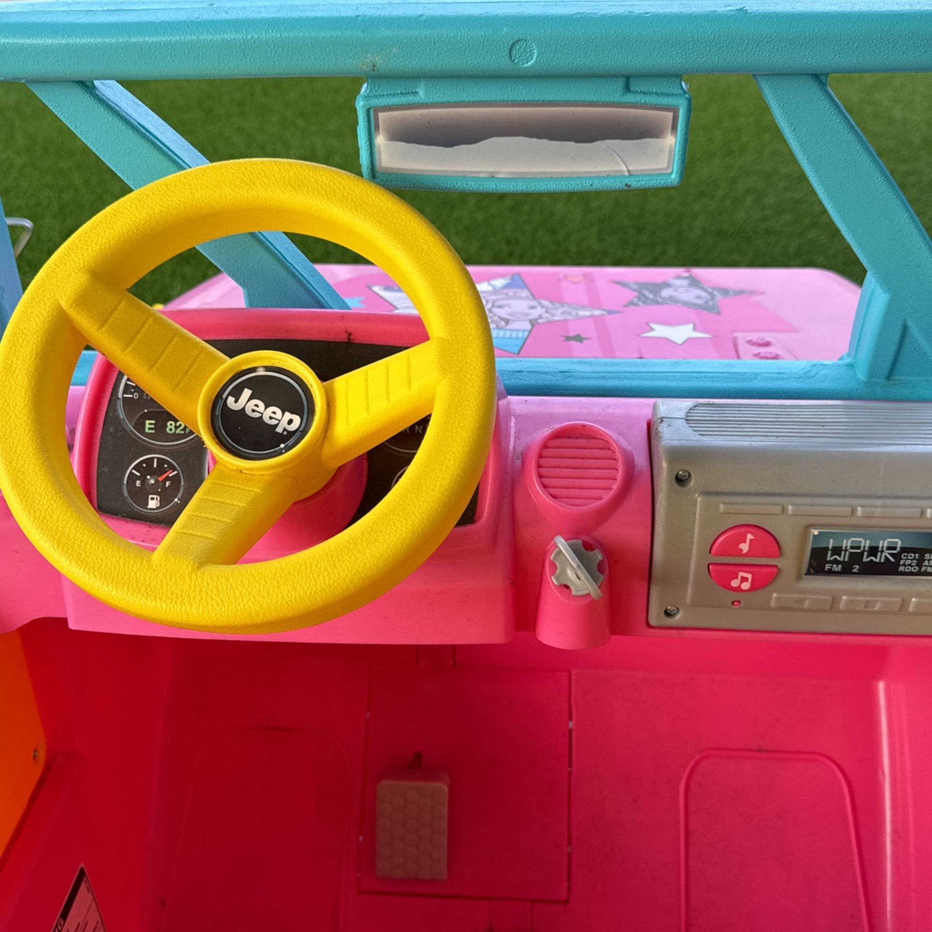 Rockin' Barbies Jeep Power Wheels